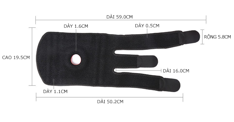 dai bao ve dau goi bang khop goi chay bo da bong dap xe